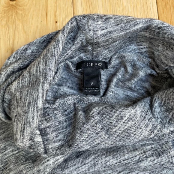 J. Crew Tissue Turtleneck Heathered Gray - Picture 4 of 4